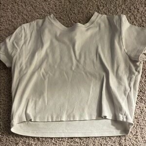 Hollister White Crop Top